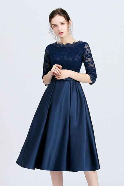 Versatile Casual Mid Length Evening Dress For Women