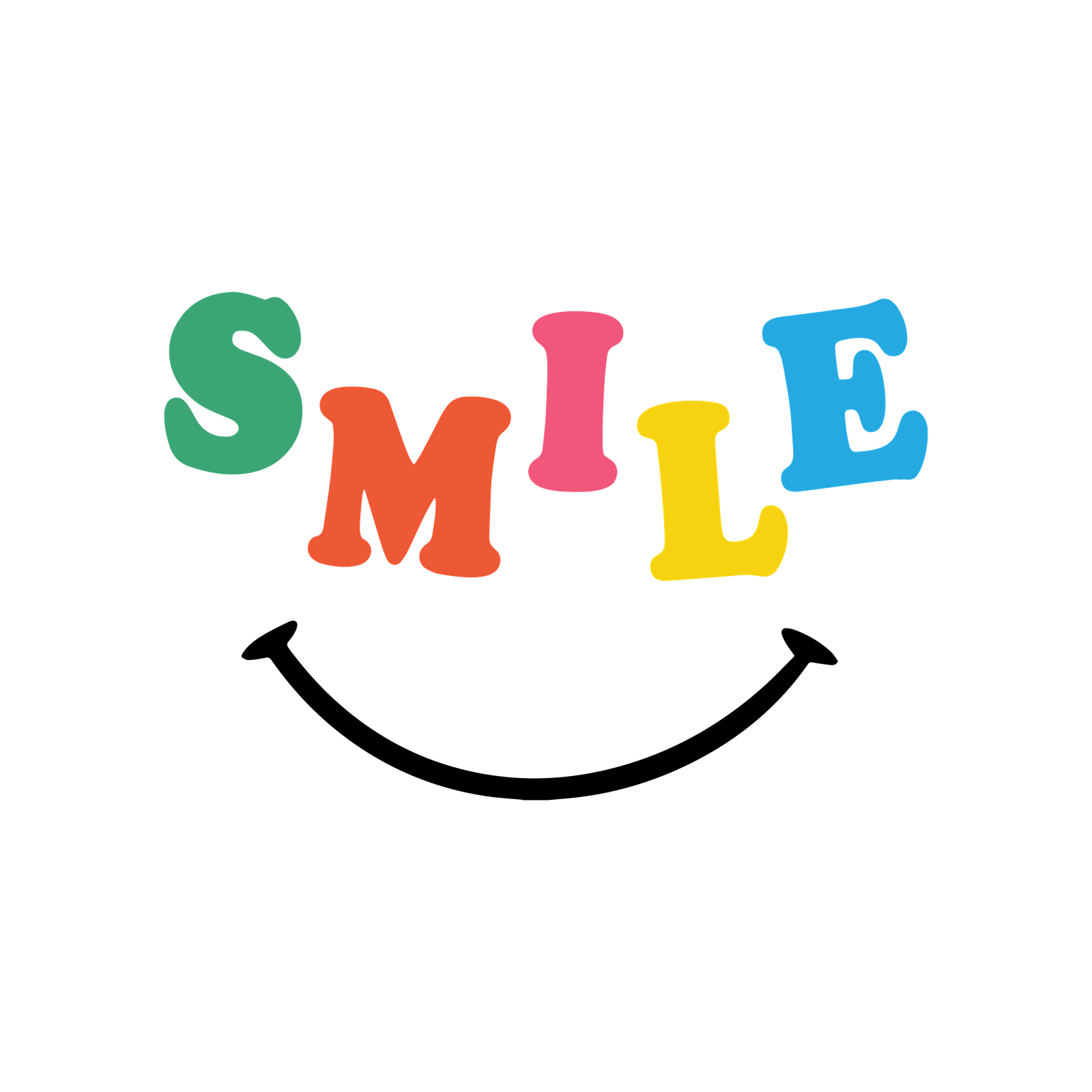 smile text pink pinklolo multi color